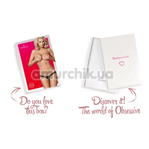 Трусики Obsessive 841-THO-1, черные