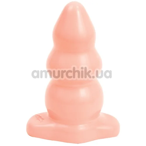 Анальная пробка Tripple Ripple Butt Plug Large, большая - Фото №1
