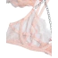 Комплект Star Night Sensual Feather & Chains, розовый: бюстгальтер + трусики-стринги + пояс для чулок + гартеры - Фото №13