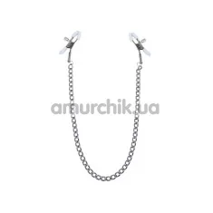 Зажимы для сосков Feral Feelings Nipple Clamps Classic, белые - Фото №1