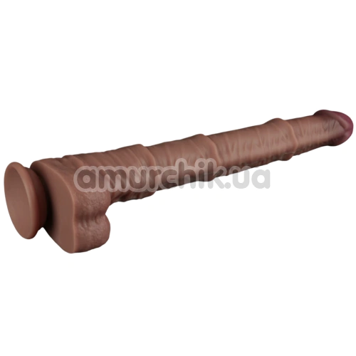 Фаллоимитатор Dual-Layered Silicone Nature Cock LV411302, светло-коричневый