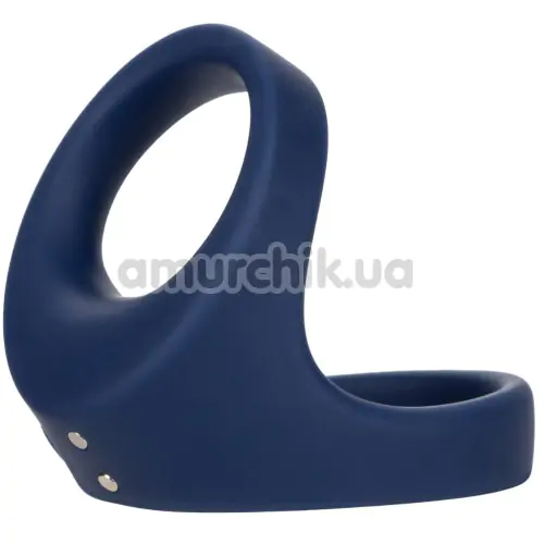 Виброкольцо для члена Viceroy Rechargeable Max Dual Ring, синее