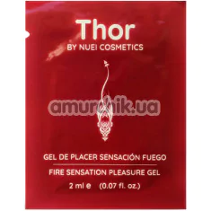 Збуджуючий гель із зігріваючим ефектом Thor, 2 мл - Фото №1