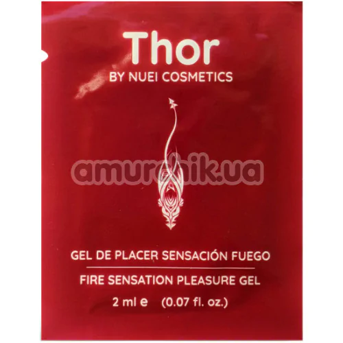 Збуджуючий гель із зігріваючим ефектом Thor, 2 мл