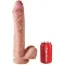 Фалоімітатор King Cock Plus Dual Density With Balls, 30.5 см тілесний - Фото №5