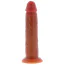 Фаллоимитатор Get Real Skin Foreskin Dong 22 cm, светло-коричневый - Фото №1