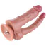 Двойной фаллоимитатор-насадка Hismith Double Penetrator 9.25, телесный - Фото №8