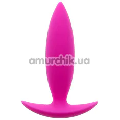 Анальная пробка Bootyful Silicone Unisex Extra Small, розовая - Фото №1