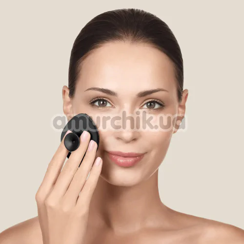 Щетка для лица Geske Facial Brush 4 in 1 Suction Mount, темно-серая