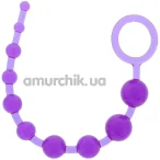 Анальний ланцюжок Pleasure Beads, фіолетовий - Фото №1