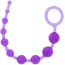 Анальний ланцюжок Pleasure Beads, фіолетовий - Фото №1