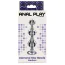 Анальний стимулятор Anal Play Diamond Star Beads Medium, срібний - Фото №5
