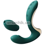 Вибратор для клитора и точки G с подогревом и пульсацией Zalo Talis G-Spot PulseWave Vibrator, зеленый - Фото №1