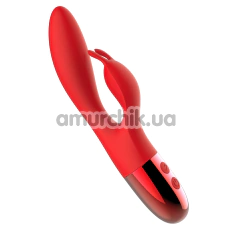 Вибратор с толчками Odeco Every Night Toys Rabbit Vibe 8421, красный - Фото №1