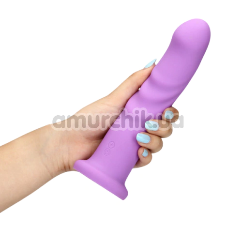 Вібратор для точки G з ротацією Loveline Ultra Soft Rotating G-Spot Vibrator, фіолетовий
