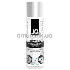 Лубрикант JO Premium Cool на силиконовой основе - охлаждающий эффект, 60 мл - Фото №1