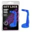 Ерекційне кільце Get Lock Double Girth Cages, синє - Фото №4