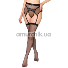 Комплект Art of Sex Deily, черный: пояс + чулки - Фото №1