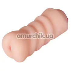 Мастурбатор Mai Pocket Anal Stroker Adriana, тілесний - Фото №1