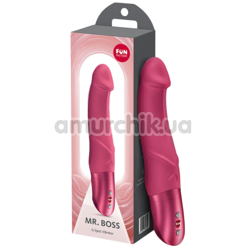 Вибратор Fun Factory Mr. Boss, розовый