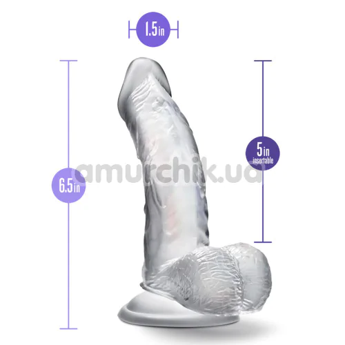 Фалоімітатор B Yours Diamond Sparkle 6, прозорий