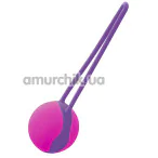 Вагінальна кулька Liebe Pleasure Toys Uno Love Balls, фіолетова - Фото №1
