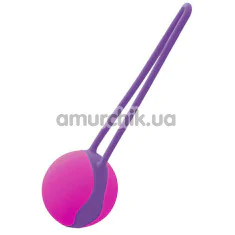 Вагінальна кулька Liebe Pleasure Toys Uno Love Balls, фіолетова - Фото №1