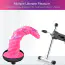 Фалоімітатор-насадка Hismith Awl Silicone Dildo, рожевий - Фото №4