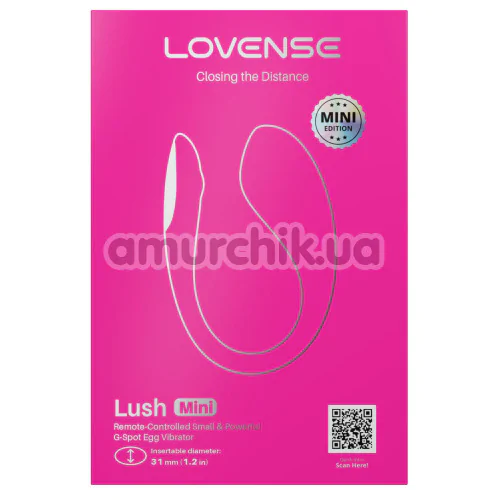 Виброяйцо Lovense Lush Mini, розовое