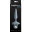 Анальная пробка с вибрацией Renegade Maverick Vibrating Plug, серая - Фото №4