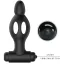 Анальная пробка с вибрацией MR Play Super Rower Silicone Vibrating Anal Plug, черный - Фото №5