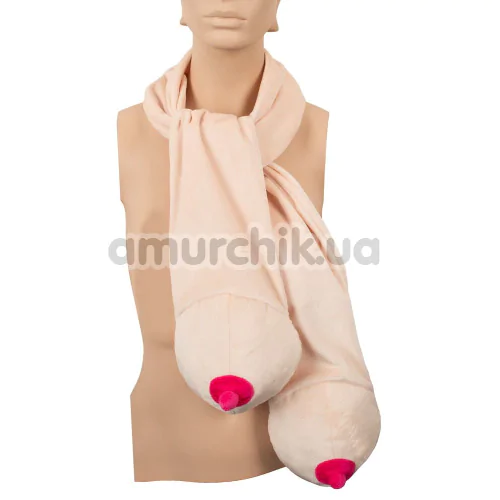 Шарф з грудьми Scarf With Two Boobs, тілесний