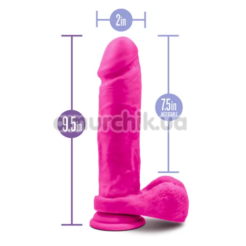 Фаллоимитатор Au Naturel Bold Massive 9 Inch, розовый