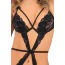 Боді Peep Show Strap & Lace Teddy, чорне - Фото №7