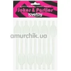 Трубочки для напоїв LoveToy Jokes & Parties Glow In The Dark Willy Pussy Straws - світяться в темряві, 9 шт - Фото №1