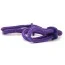 Фіксатори для рук Japanese Silk Love Rope Wrist Cuffs, фіолетові - Фото №3
