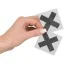 Украшения для сосков Titty Sticker, крестики - Фото №4