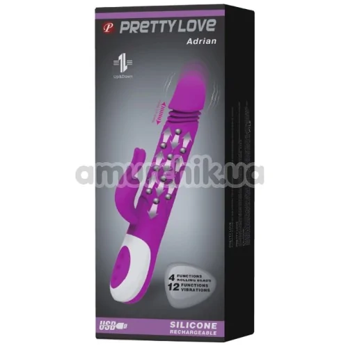 Вибратор Pretty Love Adrian, фиолетовый