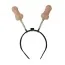 Обруч с пенисами Pecker Head Band, черный