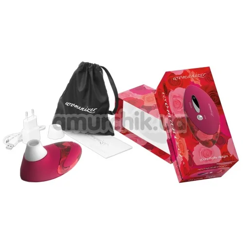Симулятор орального секса для женщин Womanizer W500 Pro, красный