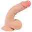 Фаллоимитатор Nature Skin Dildo With Movable Skin 19 см, телесный - Фото №5