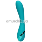 Вібратор для точки G Loveline Smooth Silicone G-Spot Vibrator, бірюзовий - Фото №1