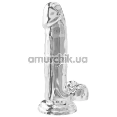 Фаллоимитатор Get Real Diamond Dicks 7 Inch Dildo, прозрачный - Фото №1