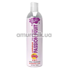 Массажно-оральный лубрикант с согревающим эффектом Wet Fun Flavors Warming Passion Fruit - маракуйя, 118 мл - Фото №1