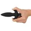 Анальная пробка с вибрацией Black Velvets Small Vibrating Plug - Фото №3
