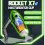 Мастурбатор с вибрацией и подогревом Kisstoy Bananasome Rocket X7, зеленый - Фото №15