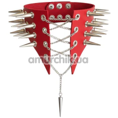 Чокер Art of Sex Ariadne Faux Leather, червоний - Фото №1