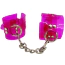 Фиксаторы для рук DS Fetish Handcuffs Transparent, фиолетовые - Фото №1