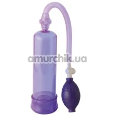 Помпа для збільшення пеніса Beginners Power Pump фіолетова - Фото №1