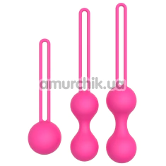 Набір вагінальних кульок Sweet Play Kegel Balls Set A12, рожевий - Фото №1